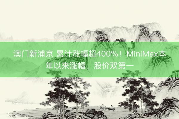 澳門新浦京 累計(jì)漲幅超400%！MiniMax本年以來漲幅、股價(jià)雙第一